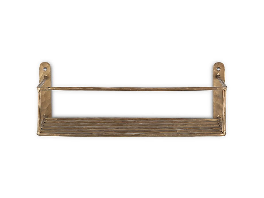 Olani Bathroom Shelf - Antique Brass