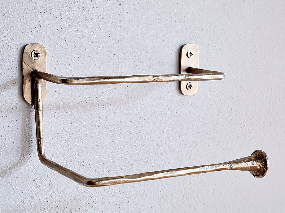 Olani Toilet Roll Holder - Antique Brass