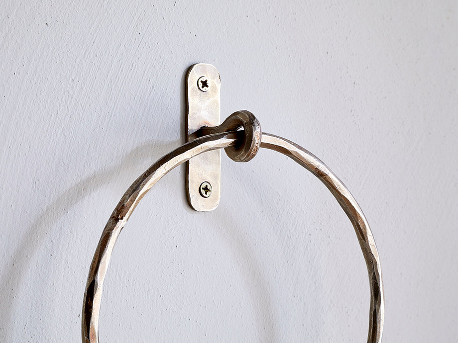 Olani Towel Ring - Antique Brass