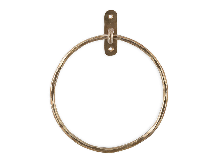 Olani Towel Ring - Antique Brass