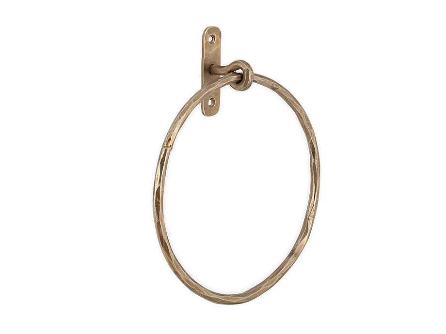 Olani Towel Ring - Antique Brass