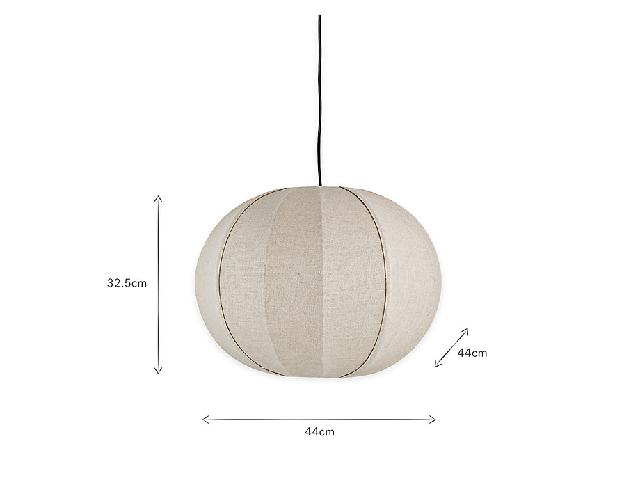 Orisa Linen Lampshade - Off White