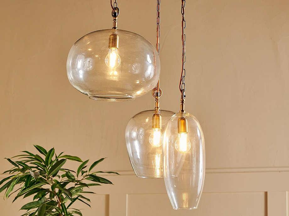 Otoro Statement Recycled Glass Cluster Pendant