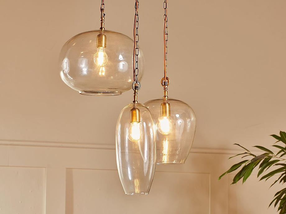 Otoro Statement Recycled Glass Cluster Pendant