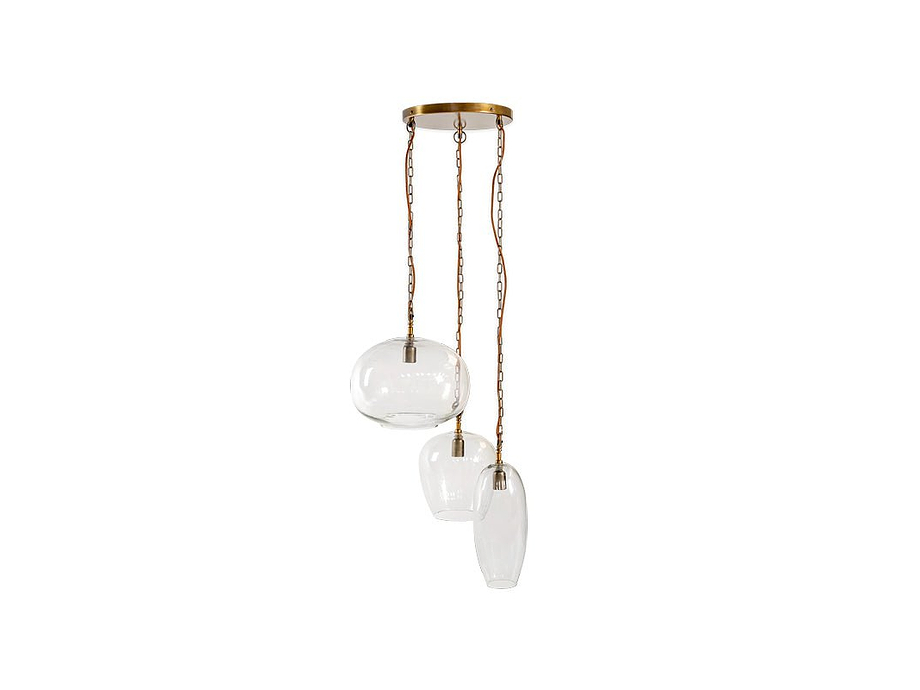 Otoro Statement Recycled Glass Cluster Pendant