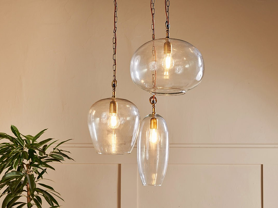 Otoro Statement Recycled Glass Cluster Pendant