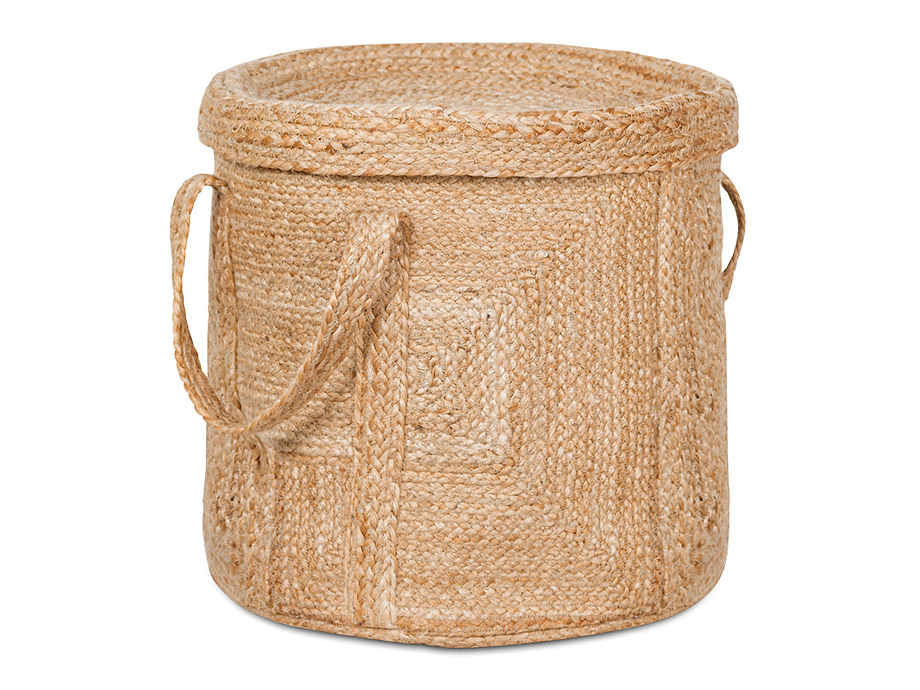 Pallu Braided Jute Laundry Basket