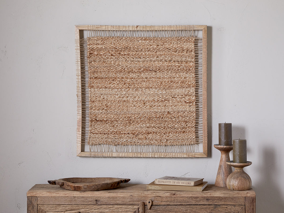 Pemali Woven Jute Wall Art - Natural