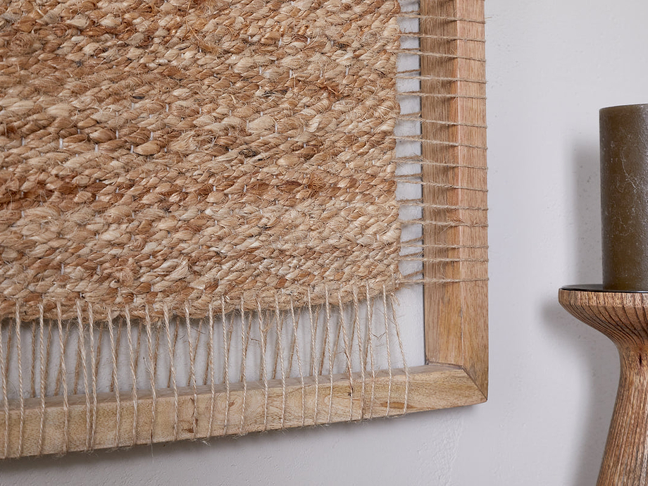 Pemali Woven Jute Wall Art - Natural