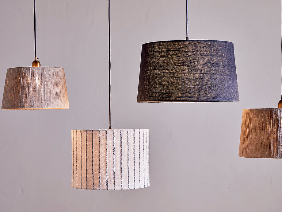 Dia Jute Lampshade - Ink