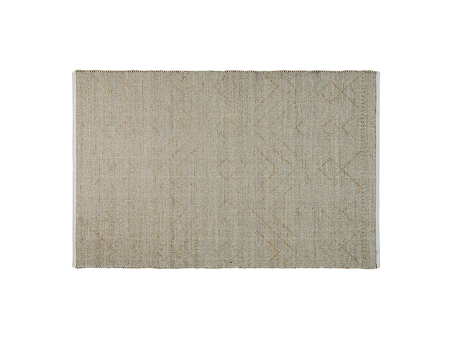 Prathal Cotton And Seagrass Rug - Natural & Black