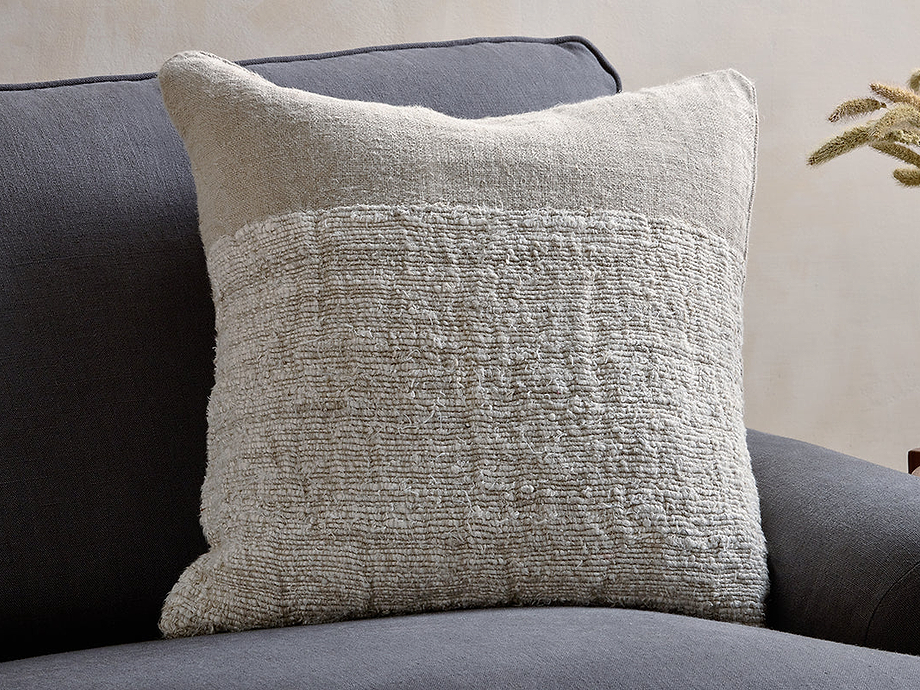 Puli Recycled Linen Cushion Cover - Natural