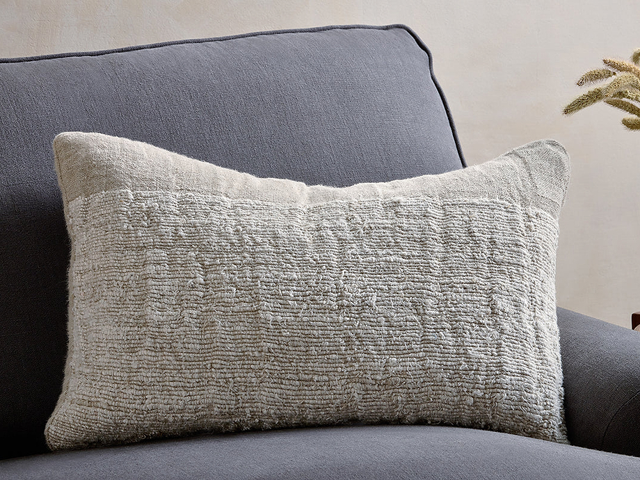 Puli Recycled Linen Cushion Cover - Natural