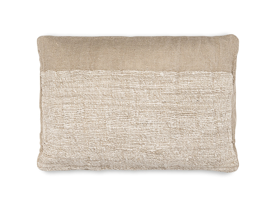 Puli Recycled Linen Cushion Cover - Natural