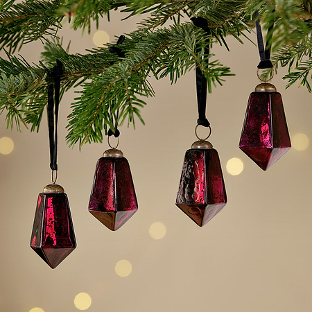 Ratnam Baubles - Ruby Large (Set of 4)