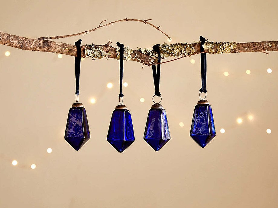 Ratnam Baubles - Indigo - Large (Set of 4)