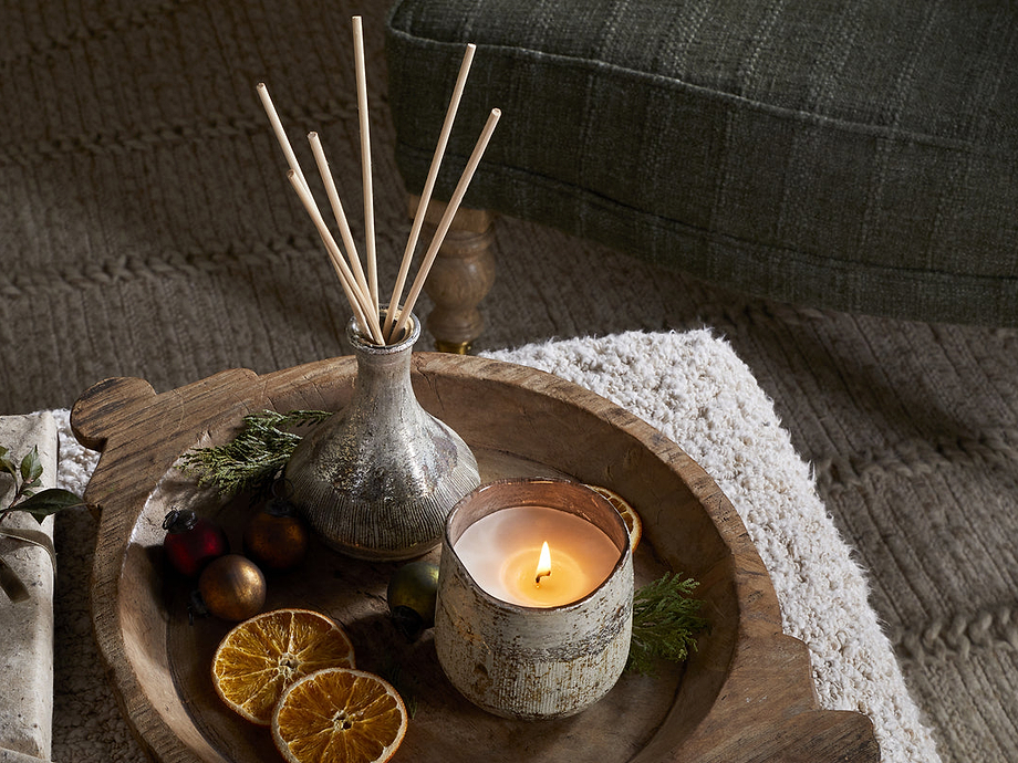 Mandarin & Clove 1 Wick Scented Candle