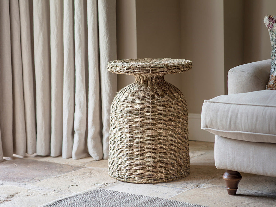 Rampura Rattan Side Table - Natural