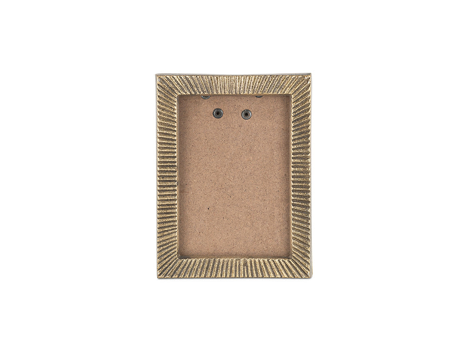 Ranoli Iron Etched Photo Frame - Antique Brass