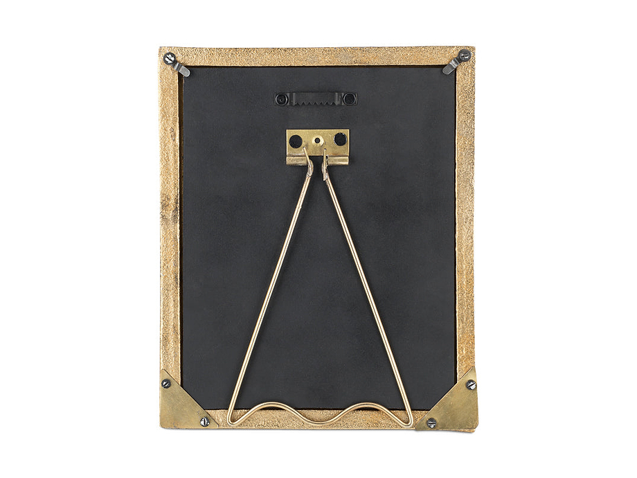Ranoli Iron Etched Photo Frame - Antique Brass