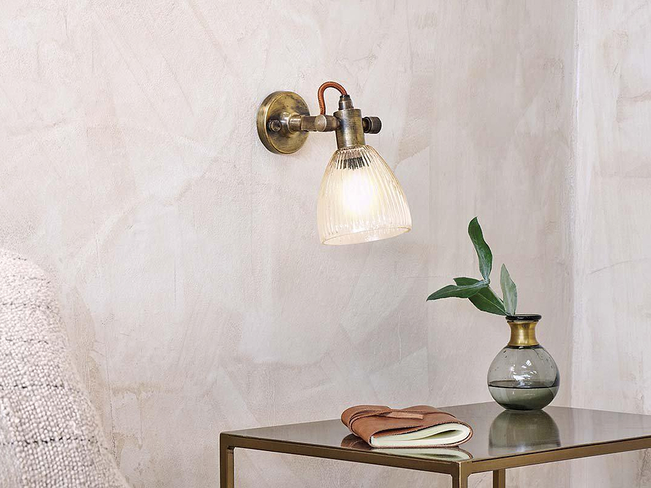 Rarni Recycled Glass Single Wall Light