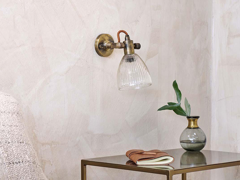 Rarni Recycled Glass Single Wall Light