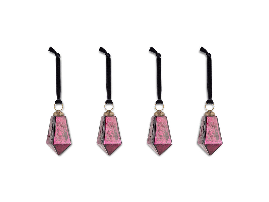 Ratnam Baubles - Ruby Large (Set of 4)