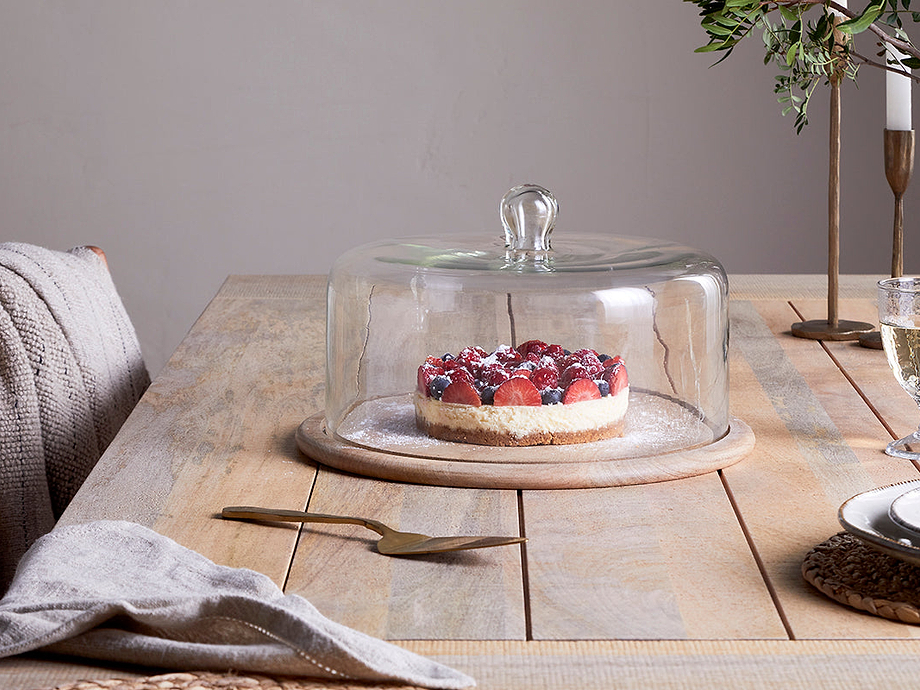 Recycled Glass Cake Dome