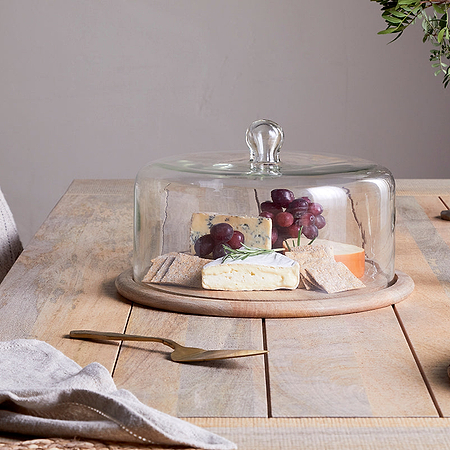 Recycled Glass Cake Dome-nkuku