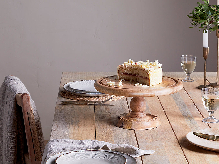 Recycled Glass Dome Cake Stand