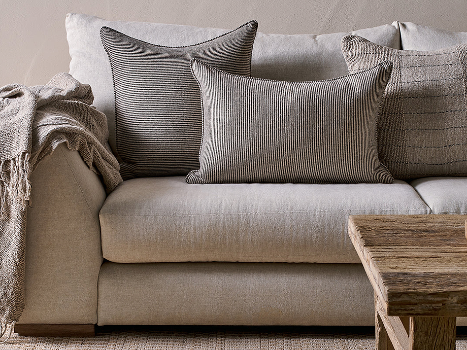 Repudi Linen Cushion Cover - Soft Grey