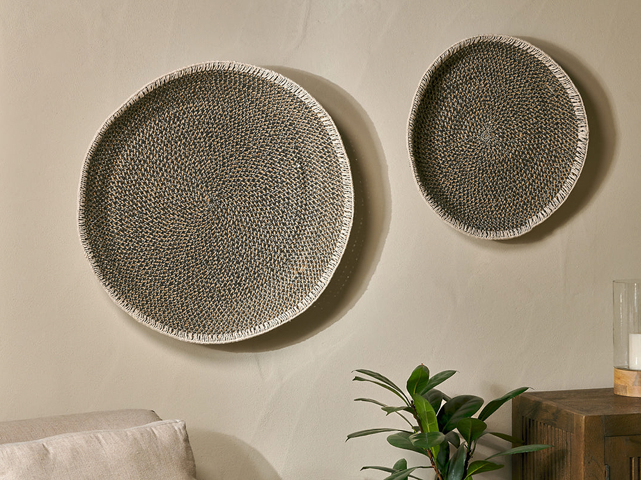 Sadie Basket Wall Art - Black & Natural