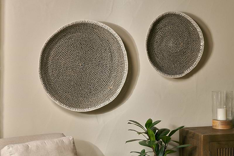 Sadie Basket Wall Art - Black & Natural