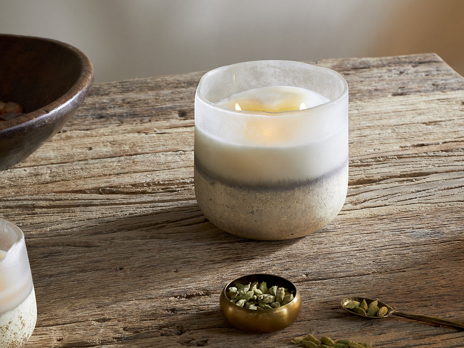 Cardamom & Amber 3 Wick Scented Candle