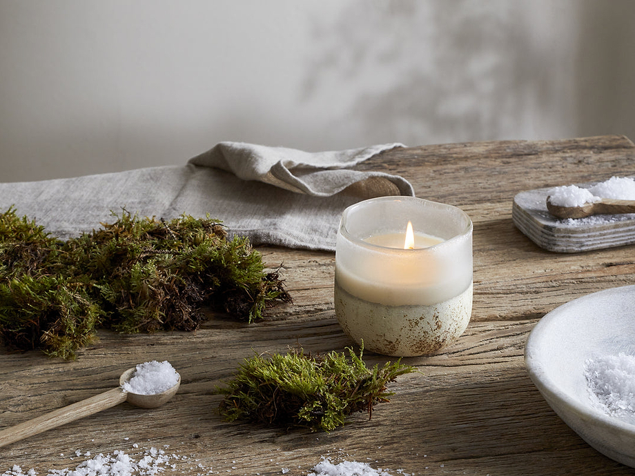 Sea Salt & Moss 1 Wick Scented Candle