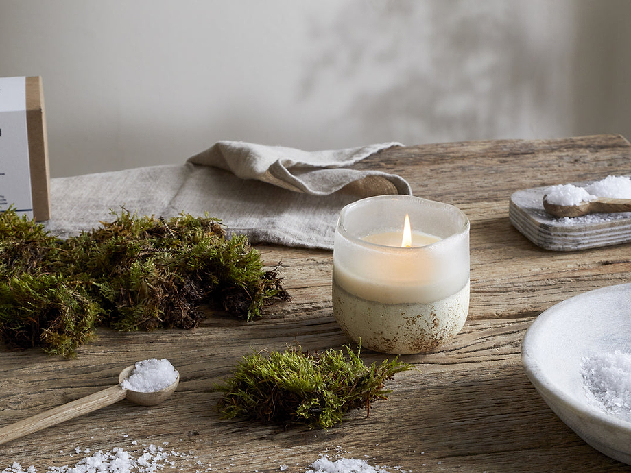 Sea Salt & Moss 1 Wick Scented Candle