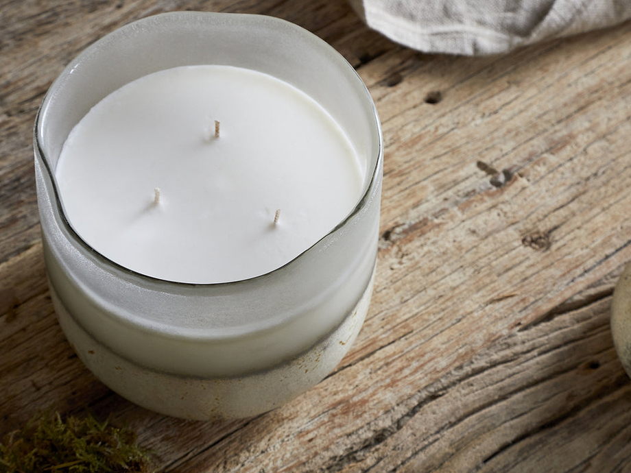 Sea Salt & Moss 3 Wick Scented Candle