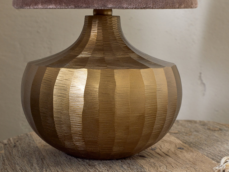 Sakiti Cast Aluminium Table Lamp - Antique Brass