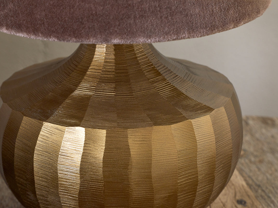Sakiti Cast Aluminium Table Lamp - Antique Brass