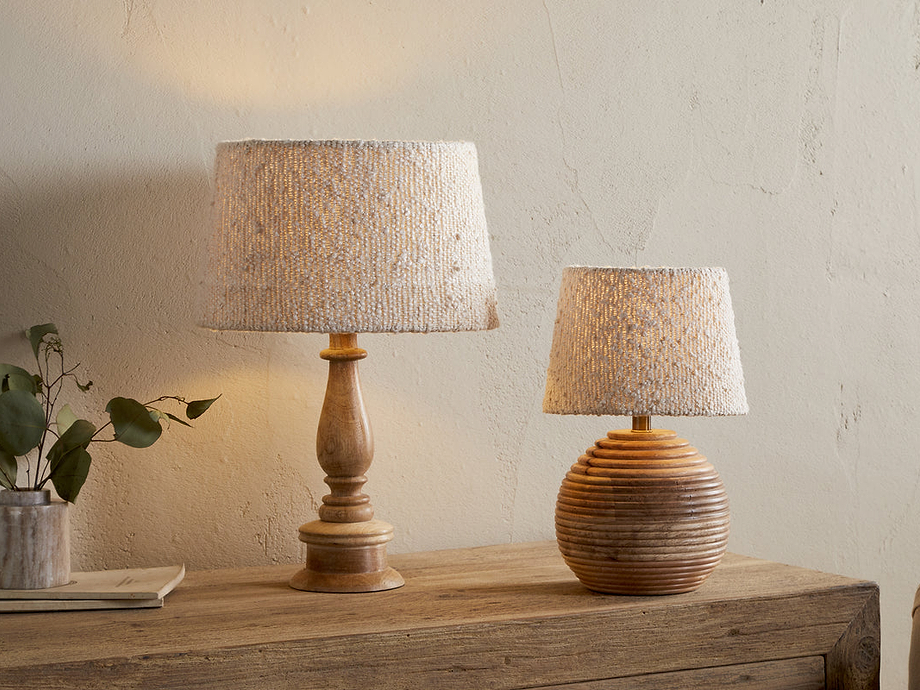 Sakiti Bouclé Lampshade - Off White