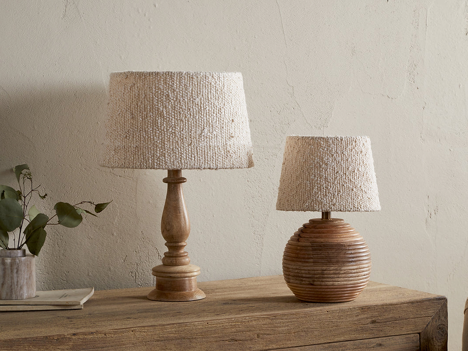 Sakiti Bouclé Lampshade - Off White