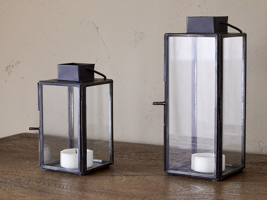 Sia Mini Table Lantern - Black
