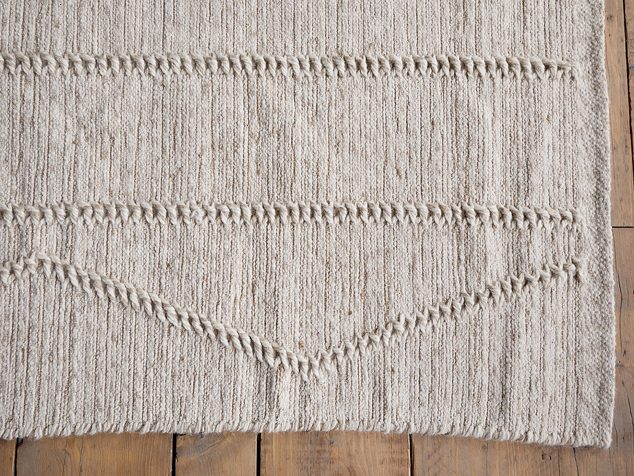 Shanti Wool & Cotton Rug - Natural
