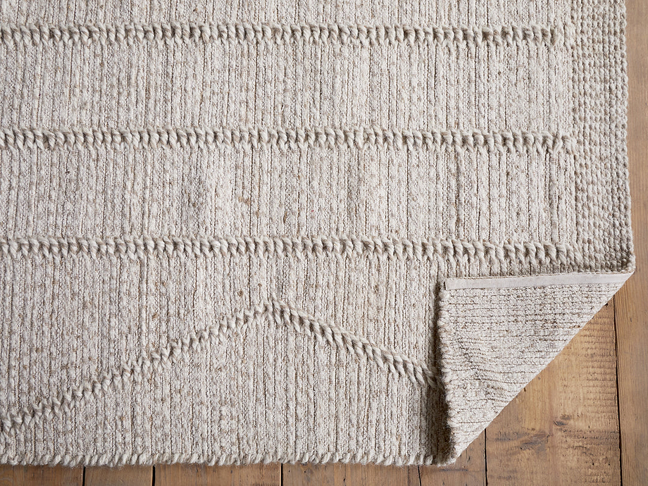 Shanti Wool & Cotton Rug - Natural