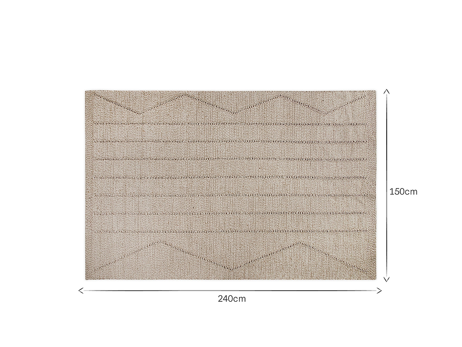 Shanti Wool & Cotton Rug - Natural