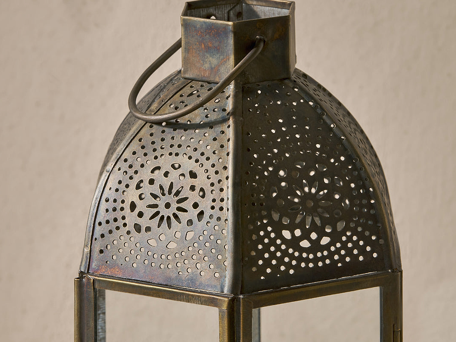 Sabra Lantern - Aged Antique