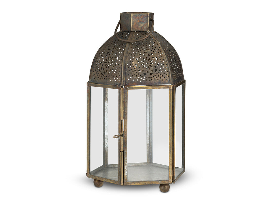 Sabra Lantern - Aged Antique