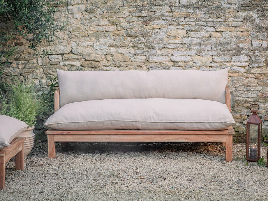 Sadhi Acacia Wood Outdoor Sofa