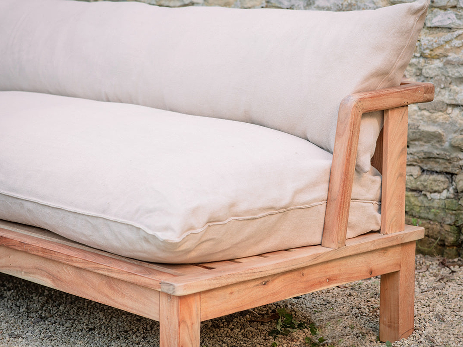 Sadhi Acacia Wood Outdoor Sofa