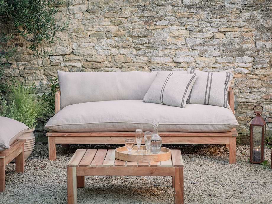 Sadhi Acacia Wood Outdoor Sofa